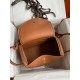 Hermes Lindy 30 Handmade Bag In Gold Evercolor Leather