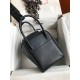 Hermes Touch Lindy 30 Handmade Bag In Black Swift Calfskin