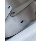 Hermes Lindy 30 Handmade Bag In Grey Swift Calfskin