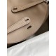 Hermes Lindy 30 Handmade Bag In Taupe Swift Calfskin