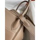 Hermes Lindy 30 Handmade Bag In Taupe Swift Calfskin