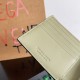 Bottega Veneta Bi-fold Wallet in Dark Green Intrecciato Leather