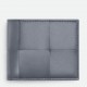 Bottega Veneta Cassette Bi-fold Wallet in Thunder Intrecciato Calfskin