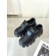 Prada Loafers in Black Soft Padded Nappa Leather