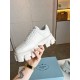 Prada Women's Sneakers in White Padded Nappa Leather