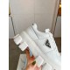 Prada Women's Sneakers in White Padded Nappa Leather