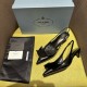 Prada Slingback Pumps 45mm in Black Brushed Leather