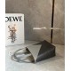 Loewe Mini Puzzle Fold Tote Bag in Grey/Dark Grey Calfskin