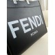 Fendi Sunshine Medium Tote Bag In Noir Calfskin