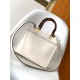 Fendi Sunshine Small Tote Bag In White Calfskin