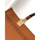 Fendi Sunshine Small Tote Bag In Brown Calfskin