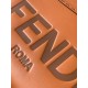 Fendi Sunshine Small Tote Bag In Brown Calfskin