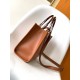 Fendi Sunshine Small Tote Bag In Brown Calfskin