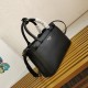 Prada Small Handbag in Black Leather with Belt