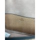 Valentino Alltime Shoulder Bag in Beige Grained Leather