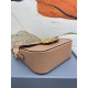 Valentino Alltime Shoulder Bag in Beige Grained Leather