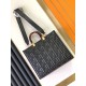 Fendi Sunshine Medium Tote Bag In Black FF Calfskin