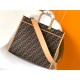 Fendi Sunshine Medium Tote Bag in Brown FF Jacquard Fabric