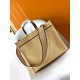 Fendi Sunshine Medium Tote Bag in Black and Natural Straw