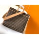 Fendi Sunshine Large Tote Bag in Brown FF Jacquard Fabric