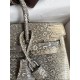 Hermes Birkin 25 Retourne Handmade Bag In Ombre Lizard Leather