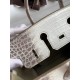 Hermes Birkin 25 Diamond Bag In Himalaya Niloticus Crocodile Skin