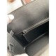 Hermes Shadow Birkin 25 Limited Edition Bag In Black Swift Calfskin