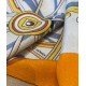 Hermes Beige/Orange Voitures en Equilibre Shawl 140