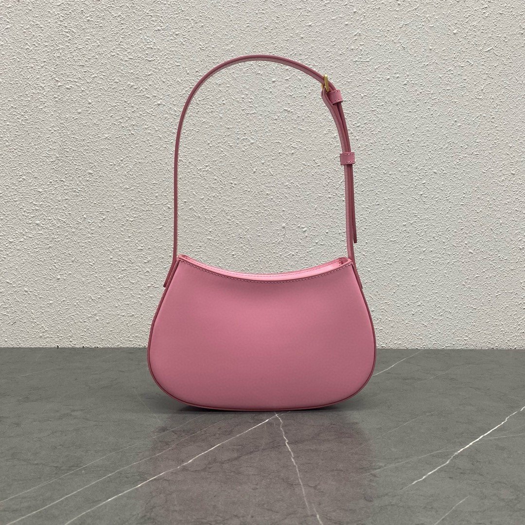 Celine Tilly Medium Bag in Pink Calfskin