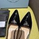 Prada Pumps 55mm in Black Patent Leather