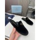 Prada Women's Slippers in Black Velvet