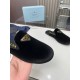 Prada Women's Slippers in Black Velvet