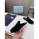 Prada Women's Slippers in Black Velvet