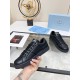 Prada Women's Sneakers in Black Nappa Leather