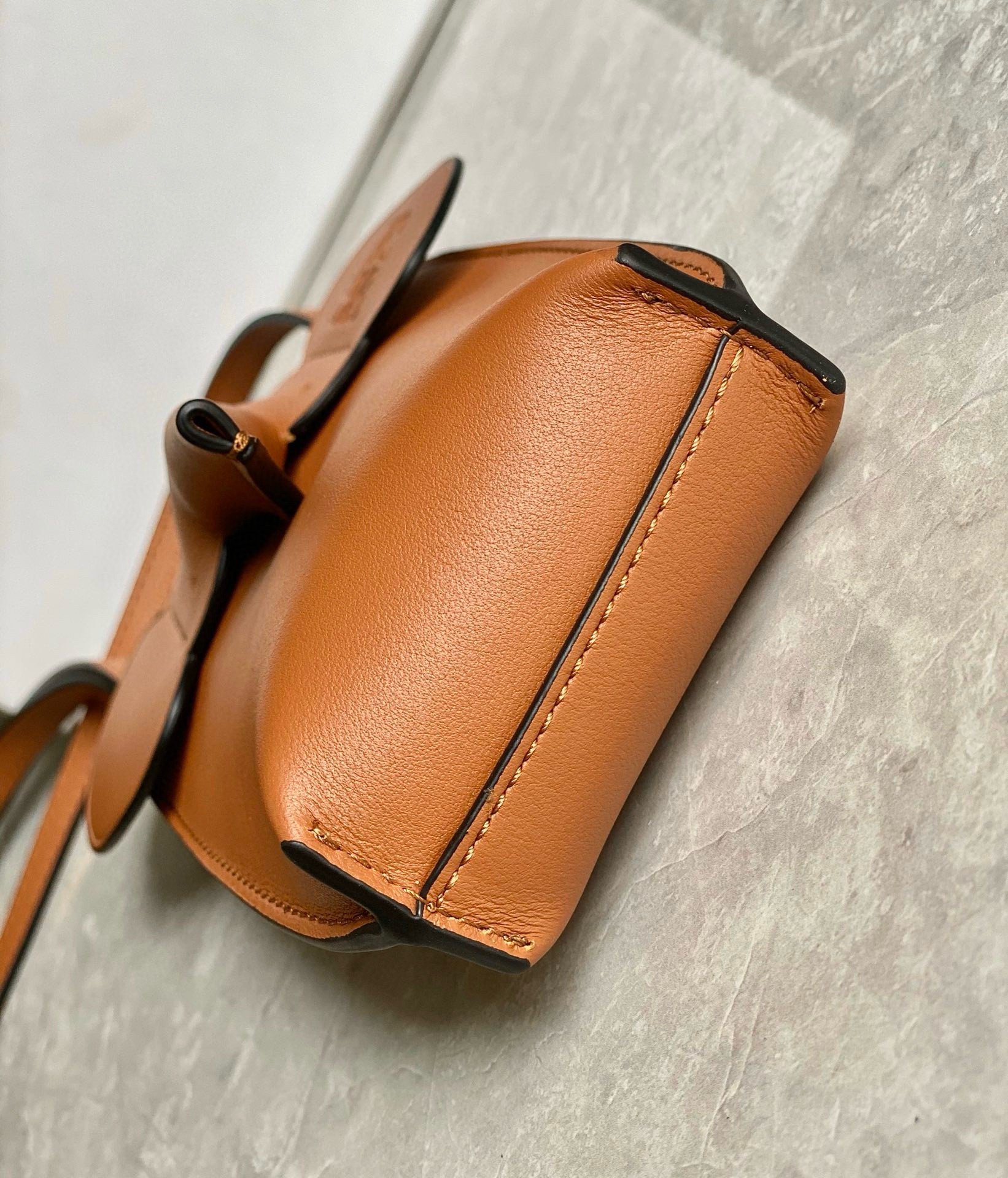 Loewe Elephant Pocket in Brown Calfskin