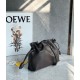 Loewe Mini Flamenco Clutch Bag in Chocolate Nappa Calfskin