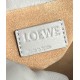 Loewe Mini Flamenco Clutch Bag in Pearl Grey Nappa Calfskin