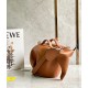 Loewe Large Elephant Bag in Brown Calfskin