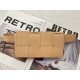 Bottega Veneta Cassette Belt Bag In Beige Lambskin