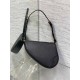 Dior Saddle Rodeo Pouch in Black Goatskin