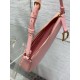 Dior Saddle Rodeo Pouch in Pink Goatskin