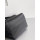 The Row Small N/S Park Tote in Black Grained Leather