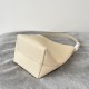 The Row Small N/S Park Tote in Ivory Grained Leather