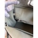 Hermes Birkin 25 Retourne Handmade Bag In Gris Tourterelle Ostrich Leather