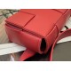 Bottega Veneta Cassette Belt Bag In Red Lambskin