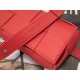 Bottega Veneta Cassette Belt Bag In Red Lambskin