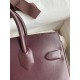 Hermes Shadow Birkin 25 Limited Edition Bag In Chocolat Swift Calfskin