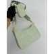 Prada Re-Edition 2005 Crochet Bag in Aqua Raffia