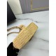 Prada Crochet Shoulder Bag in Natural Raffia-effect Yarn