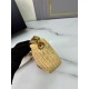 Prada Crochet Shoulder Bag in Natural Raffia-effect Yarn